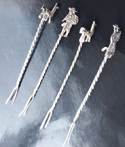 Sterling silver barley twist - 4,