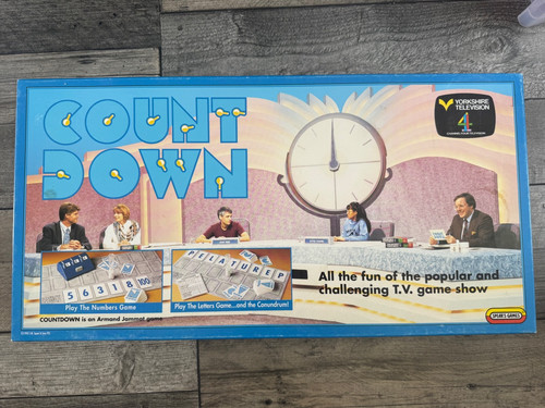 Countdown board game - board,