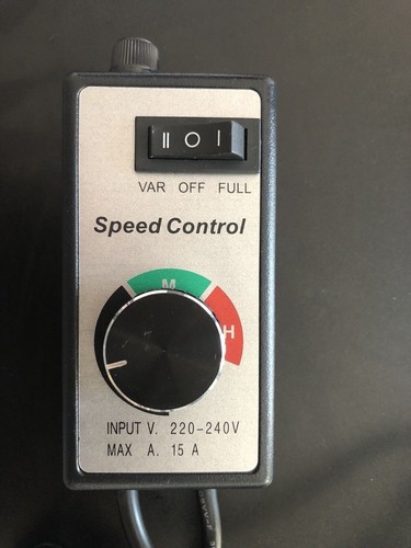 15amp extractor fan speed - extractor,