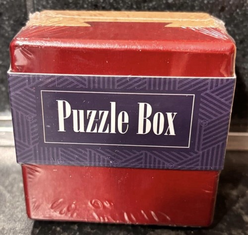 Wooden puzzle box - wooden,