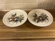 Portmeirion - The Holly & The Ivy - Dinner Plates X2- BRAND NEW