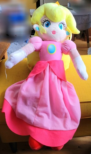 Princess peach plush large - princess, 24"