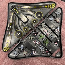 IMPERIAL 1989 Stealth Bomber Case w 19 Jets Planes Airplanes Micro machines VTG