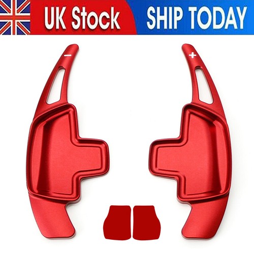 Red steering wheel paddle - red,