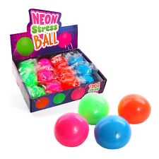 Neon Stretchy Balls Pocket Money Fidget 6cm Toy Bundle Party Bag Filler Squishy
