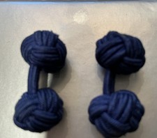 Cufflinks Fabric Knots Monkey