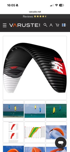 Ozone 15m kitesurf foil - ozone,