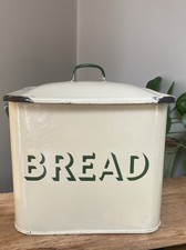 Vintage Enamel Bread Bin