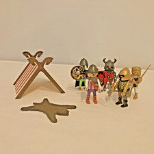 Playmobil Viking Army with Weapons, Tent and a rug