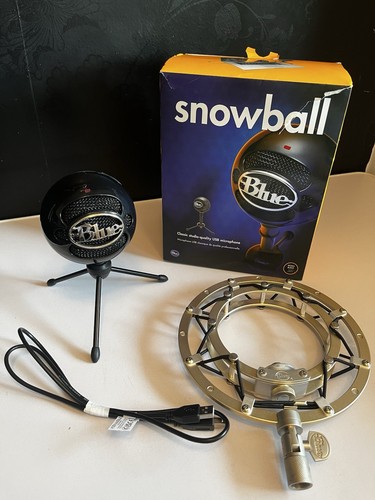Blue snowball black - snowball,