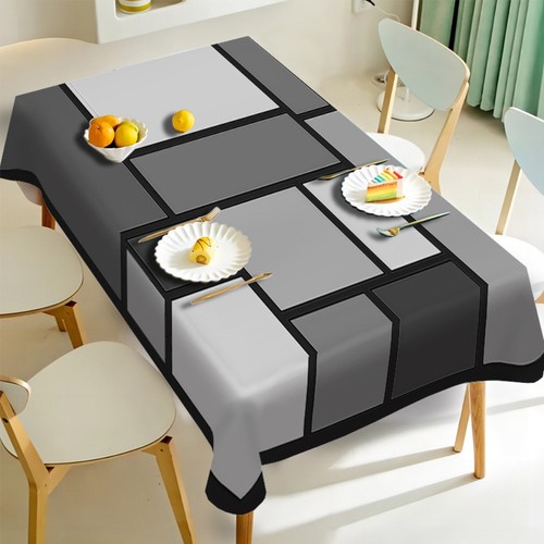 Geometric splicing tablecloth - geometric,