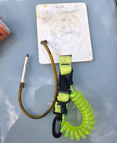 Dive slate yellow coil - dive, lanyard