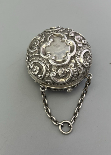 Victorian silver chatelaine - victorian,