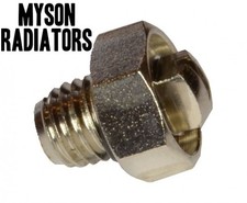 Radiator GENUINE BLEED SCREW AIR /  VALVE VENT NIPPLE  'MYSON' RADIATORS >2003