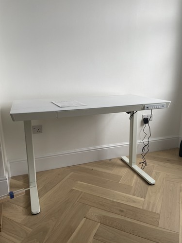 Claiks glass standing desk - glass,