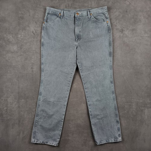Wrangler jeans mens 38x32 gray - wrangler,