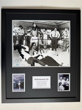 Boxing Muhammad Ali Signed Framed 20” X 16” Print 33” X 28” Frame