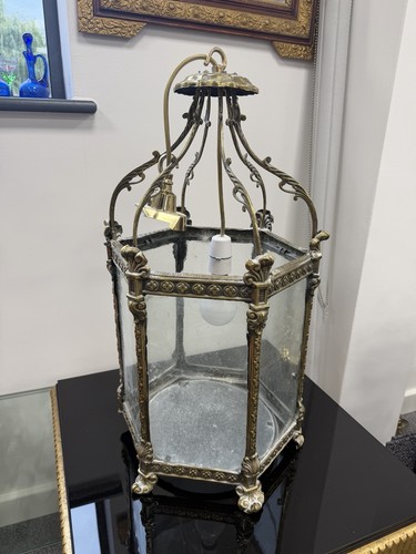 Large brass hexagonal - large,