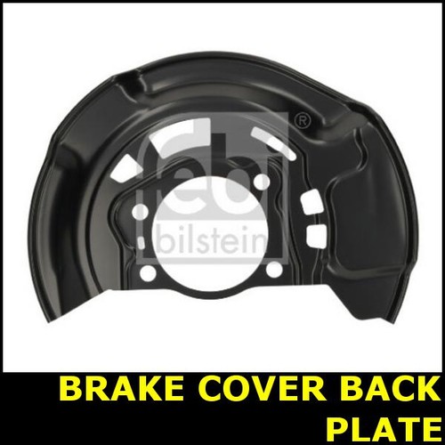 Brake cover back - brake, plate