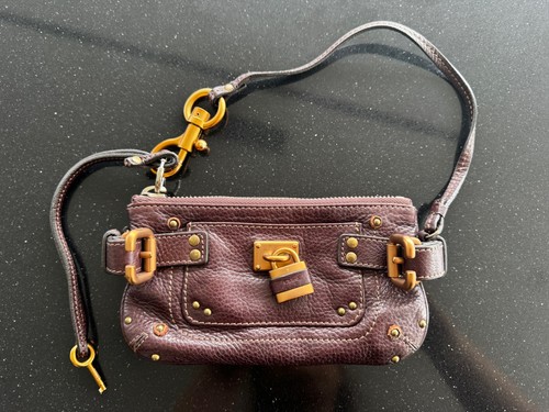 Chloe paddington leather pouch - chloe,