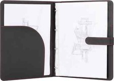 Ring Binder Folder Portfolio A4 with 40 plastic A4 Paper Document - H&S