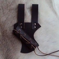 Black Leather Adjustable Sword