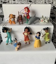 10 Disney Princess & Friends Christmas Tree Decorations, Snow White, Moana.