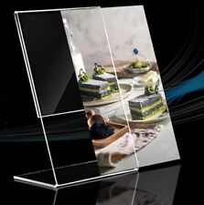 20 x A6 Plastic Acrylic Perspex Menu Holder Display Leaflet Flyer Stand