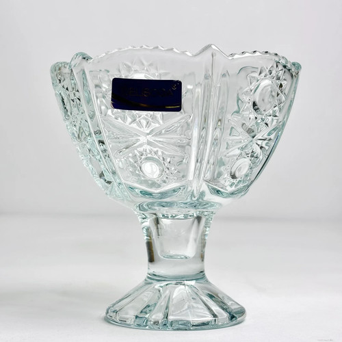 Piece footed glass bowls - footed,