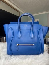 Celine Phantom Luggage Tropical Blue Medium  Size