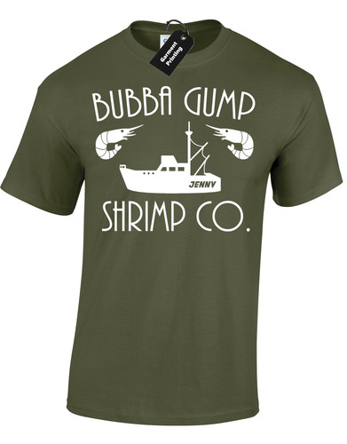 Bubba gump shrimp mens shirt - bubba, t