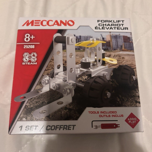 Meccano steam forklift - meccano,