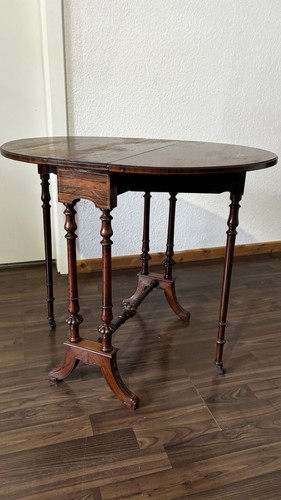 Antique wooden drop leaf - antique,