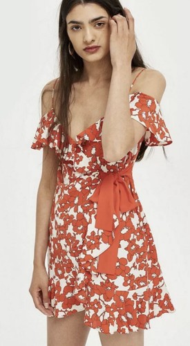 Topshop poppy ruffle - poppy,