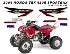 2004 HONDA TRX 450R Decal Sticker OEM kit Black Red Plastic 450 ATV Quad Mark