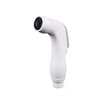 White Handheld Bidet Shower Head for Sanitary Cleaning Easy Press and Wash