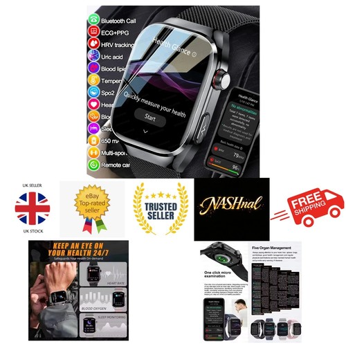 Health watch ecg ppg smart - watch,
