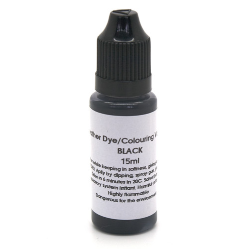 Black leather dye - dye, for