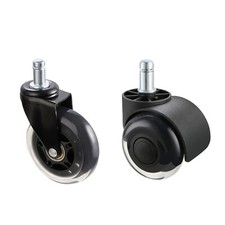 VEVOR Office Chair Wheels Caster Wheels Set of 5 Swivel Wheel Replacement 3/2 in