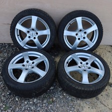 Dezent Alloy Wheels 17"/ 7J/ 5x120/ ET41/ 72.6mm M+S Dunlop tyres 225/45/17 BMW