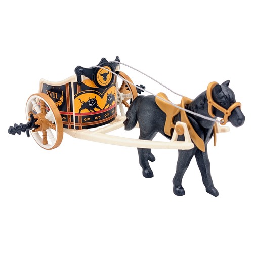 Playmobil roman chariot - roman, golden