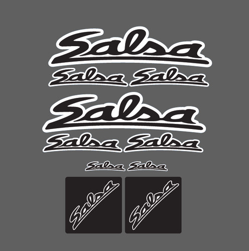 Salsa vinyl custom decals - custom,