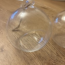 Set Of 3 Hanging Glass Tea