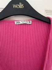 Zara pink rubbed bodycon