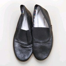 Black Leather Gymnastic Shoes