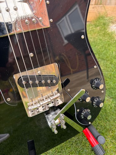 Telecaster guitar with palm