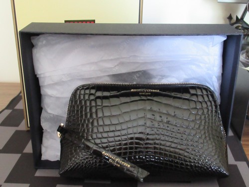 Aspinal london black croc - aspinal,