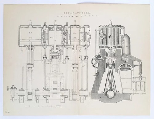 Marine steam engines - marine,