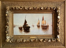 ANTIQUE OIL PAINTING French