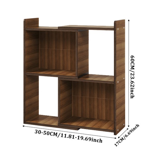 Cube 5 tier bookcase - 4,
